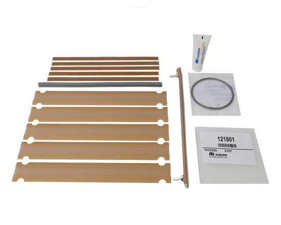 Jeu de pièces de rechange Pronto - Ensemble pratique pour le remplacement rapide de vos pièces d'usure critiques. Garder cet ensemble en stock contribue, outre à un remplacement rapide des pièces, à la continuité de votre processus d'emballage.