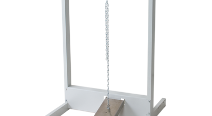 Support stand including foot operation for Magneta