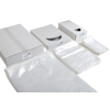 LDPE zakken (Polyethyleen) - Polyethyleen zakken voor herverpakking en/of productbundeling, voor veelzijdig gebruik. De zakken zijn transparant en hebben een bodemafdichting. Ze zijn 100% recyclebaar en worden geleverd in witte dozen. Alle LDPE zakken zijn voedselveilig. Dikte 50 micron (medium sterkte).