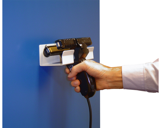 Support for Futura Portable tong - Store your Audion Futura Portable seal tong safely in the special designed support / bracket. Let the seal tong cool down safely and keep your workspace neat and organized.