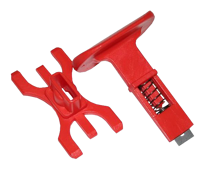 Porte-couteau à ressort complet