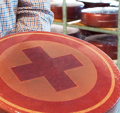 Packing traditional Dutch cheeses which are sold to cheese stores, supermarkets and wholesalers. 